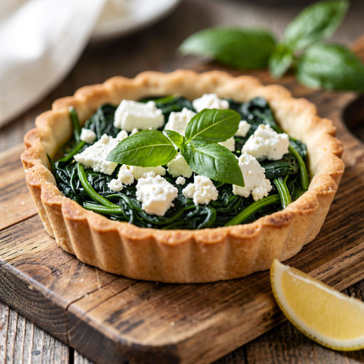 Tarta ze szpinakiem i serem feta - zdjęcie 1