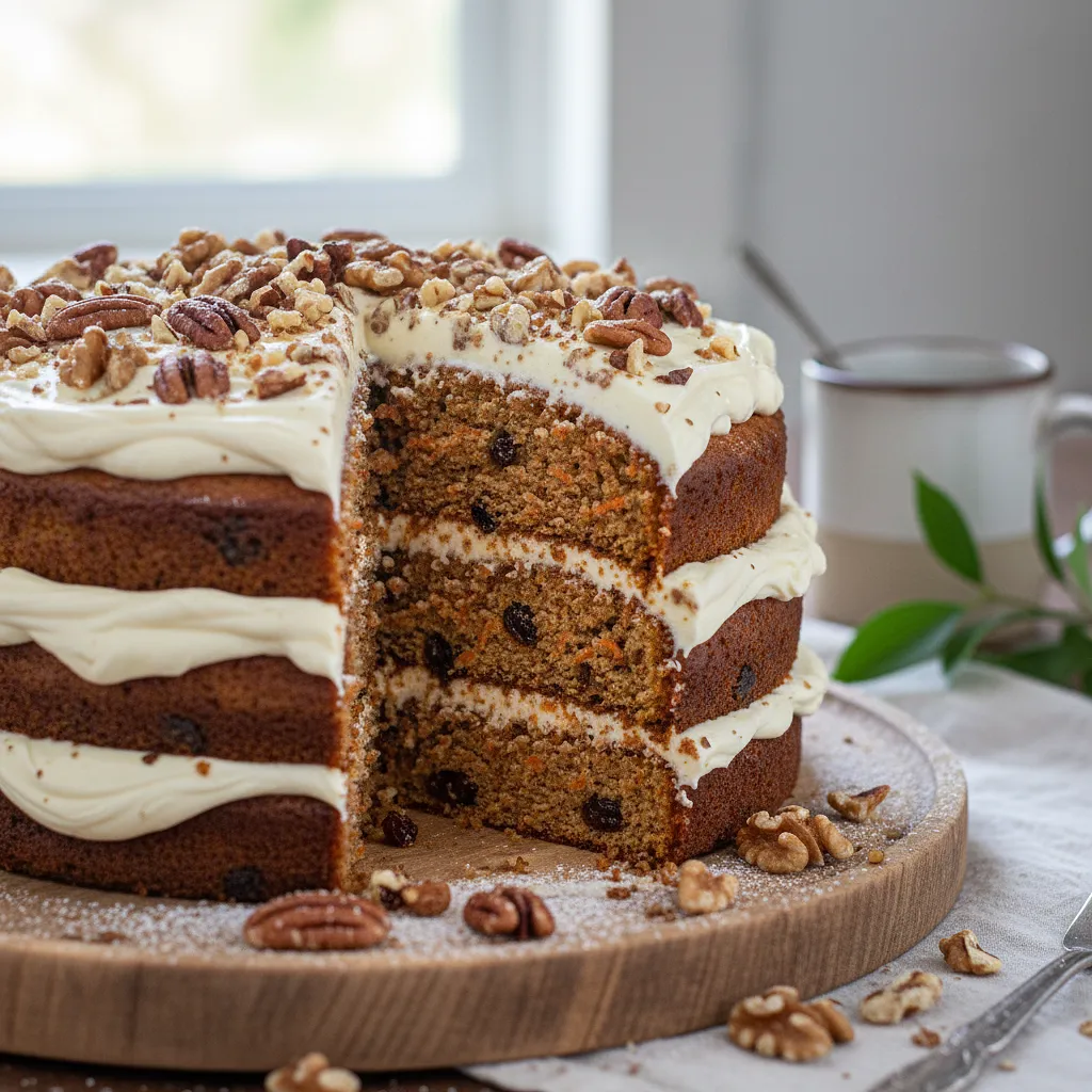 Ciasto marchewkowe z orzechami - photo 1