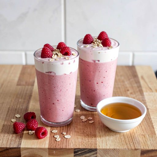 Przepis na: Smoothie z malin i jogurtu - zdjęcie 1