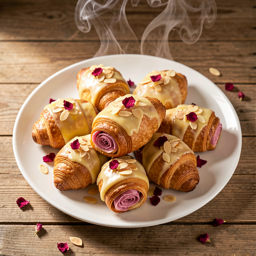 St. Martin's Croissants with Rose Filling (Poznań Tradition Inspired Version) - photo 1