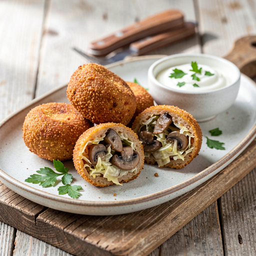 Cabbage and Mushroom Croquettes (Regional Version) - photo 1