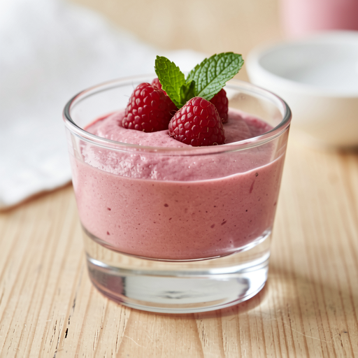 Raspberry mousse with yogurt - photo 1