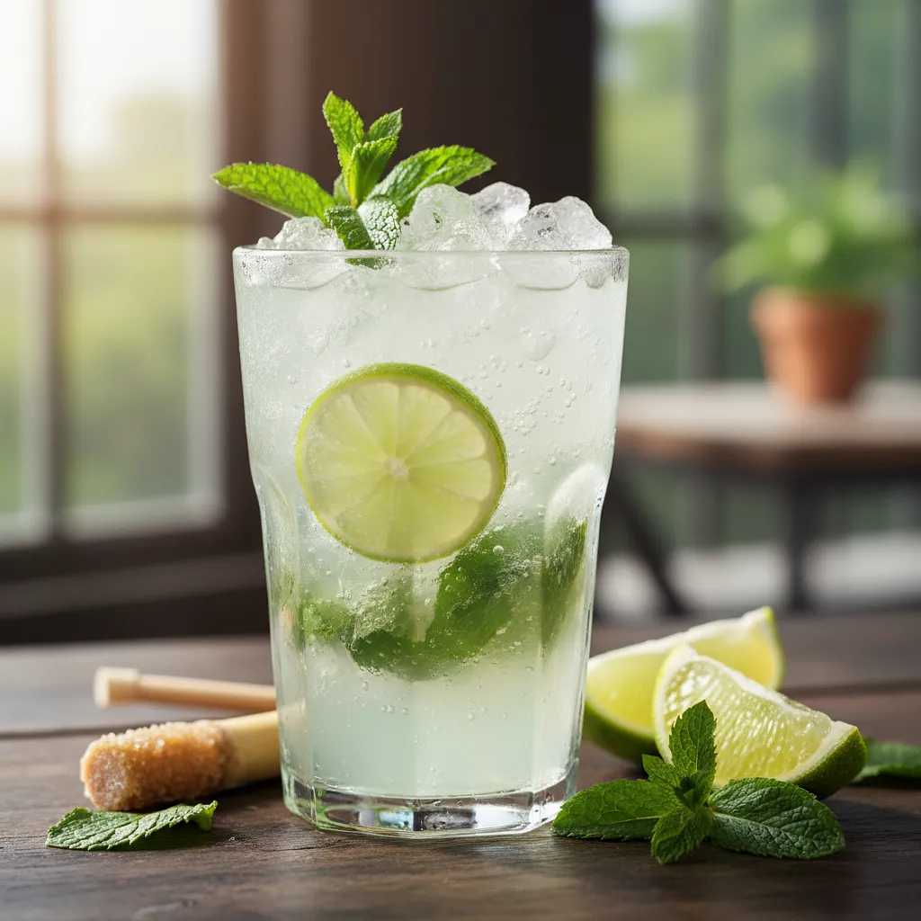 Przepis na: Koktajl Mojito z limonką - zdjęcie 1