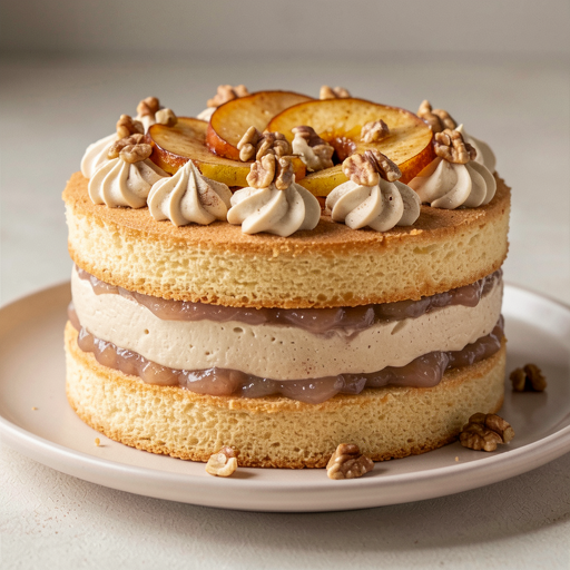 Apple Cinnamon Mousse Cake - photo 1