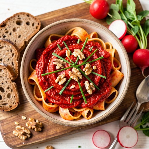 Pasta with roasted peppers - photo 1