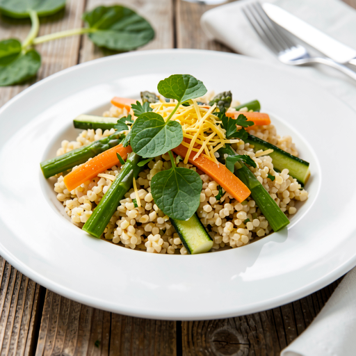 Millet with Spring Vegetables and Sorrel - photo 1