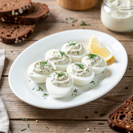 Eggs in horseradish sauce - photo 1