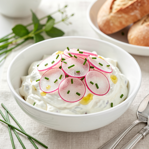 Radish and Yogurt Salad with Chives - photo 1