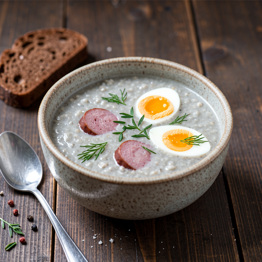 Very quick sour rye soup - photo 1