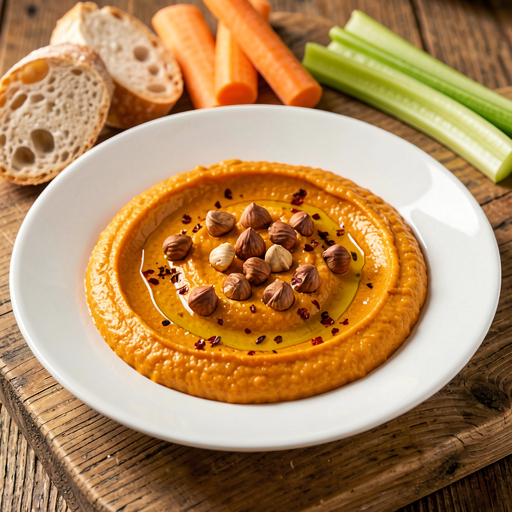 Roasted Pepper Dip with Cheese and a Smoky Hint - photo 1