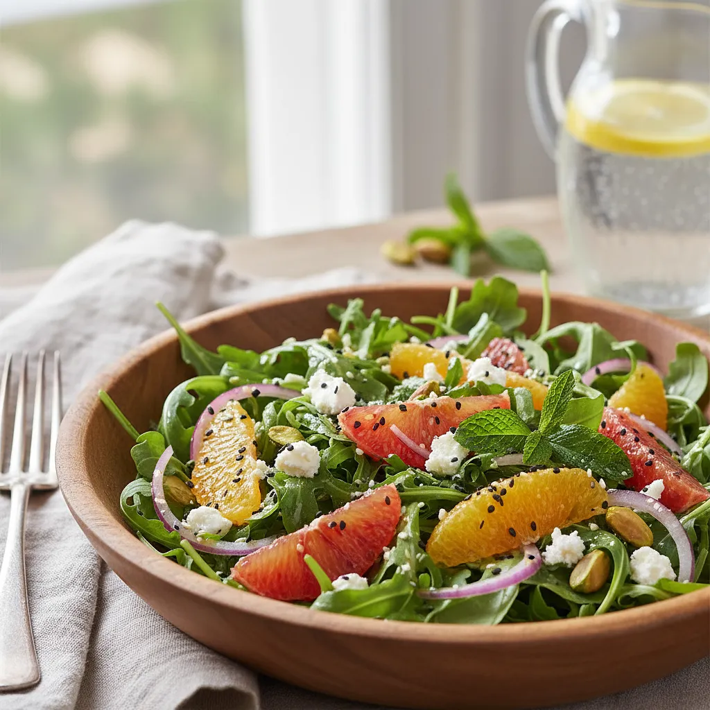 Sałatka z rukolą i pomarańczą - zdjęcie 1