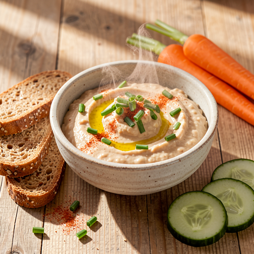 Creamy bean dip with smoked paprika and chives - photo 1