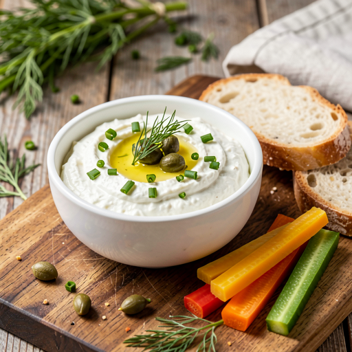 Ricotta dip with spring herbs (fusion) - photo 1