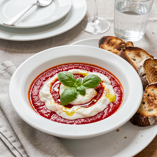 Roasted Tomato Sauce with Cottage Cheese and Basil - photo 1
