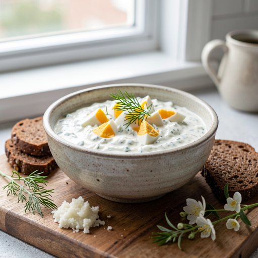 Horseradish sauce with egg - photo 1