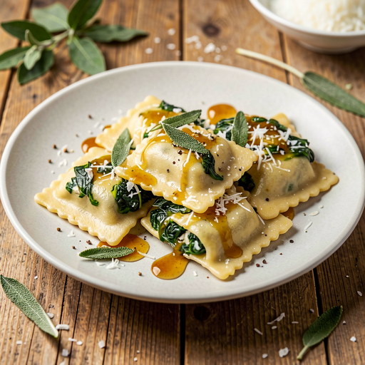 Ravioli domowe z farszem ze szpinaku i ricotty (polska-nowoczesna) - zdjęcie 1