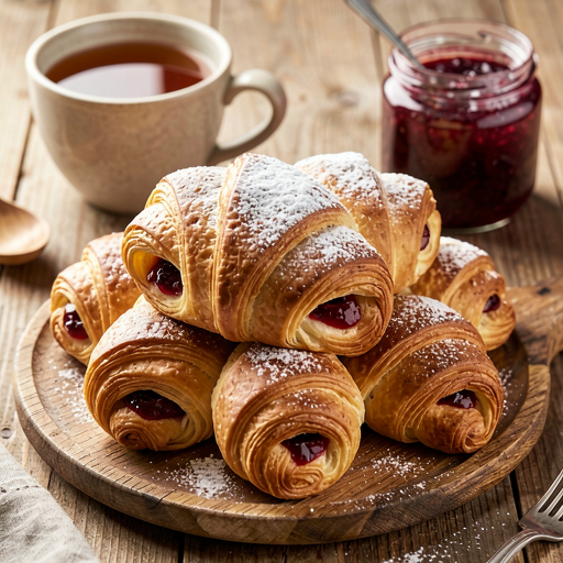 Jam Croissants (Polish, Buttery) - photo 1