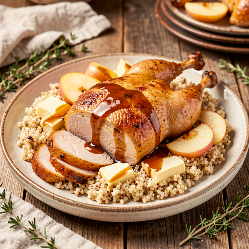 Roast Duck with Apples and Buckwheat Groats - photo 1