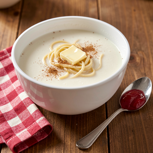 Zupa mleczna z makaronem - zdjęcie 1