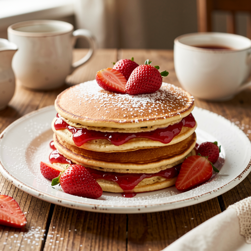 Strawberry Jam Pancakes - photo 1