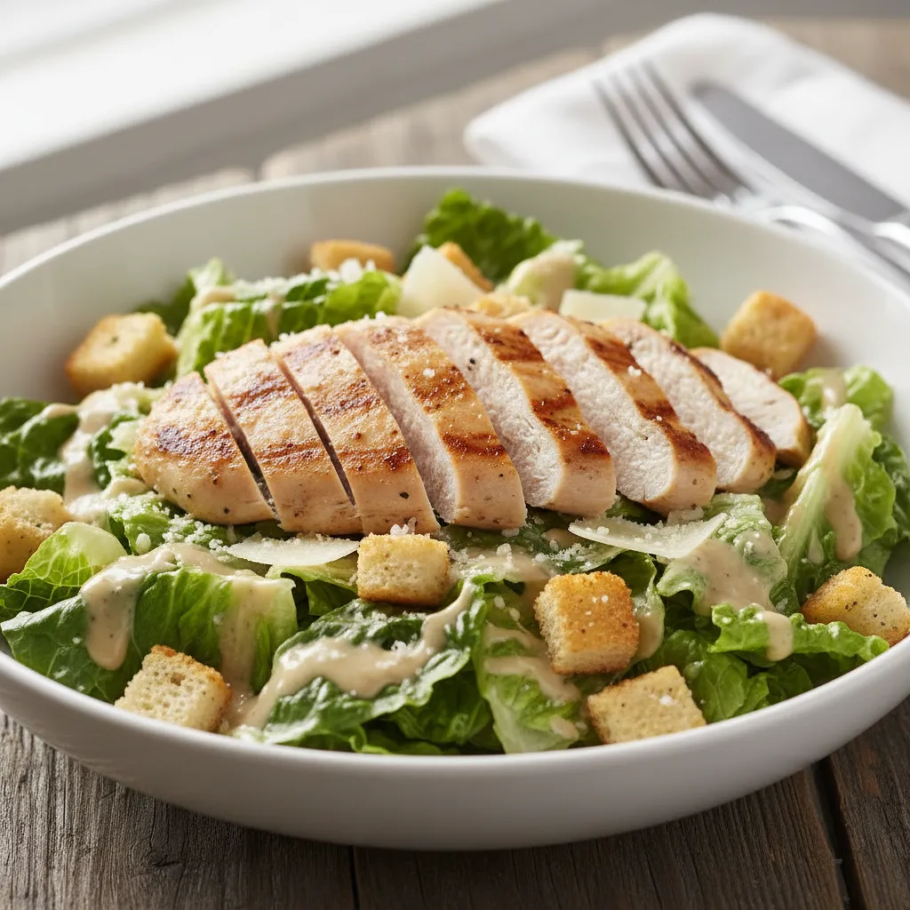 Sałatka Cezar z grzankami i grillowanym kurczakiem - photo 1