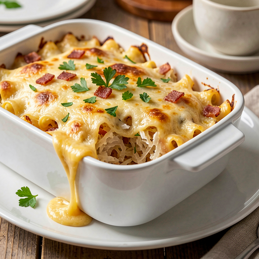 Recipe for: Cabbage Sauerkraut Pasta Bake - photo 1