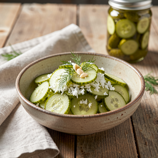 Pickled Cucumbers with Horseradish - photo 1