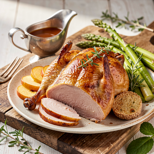 Roast Duck with Apples and Marjoram - photo 1