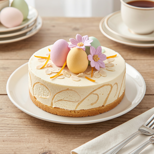 Easter cheesecake with marzipan (Polish-modern) - photo 1
