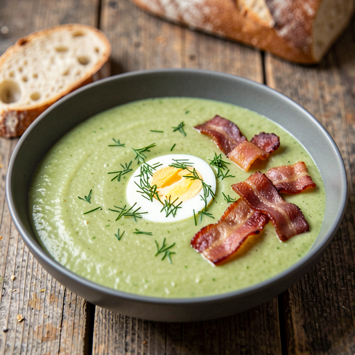 Recipe for: Sorrel soup with egg and dill - photo 1
