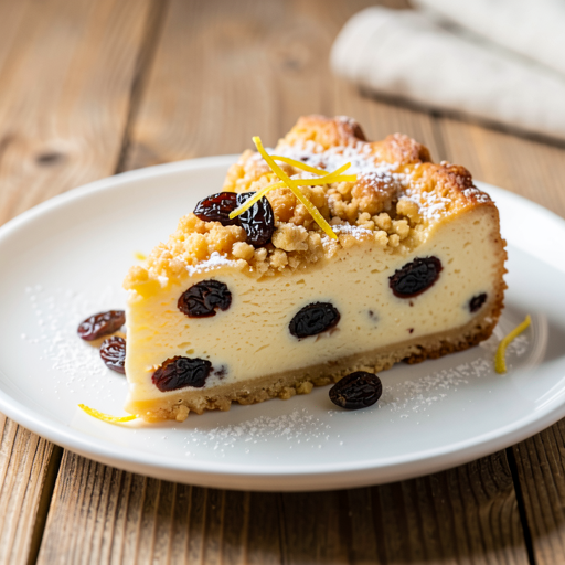 Recipe for: Krakow cheesecake with raisins - photo 1
