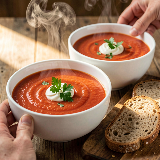 Przepis na: Zupa pomidorowa z ryżem (polska tradycyjna) - zdjęcie 1