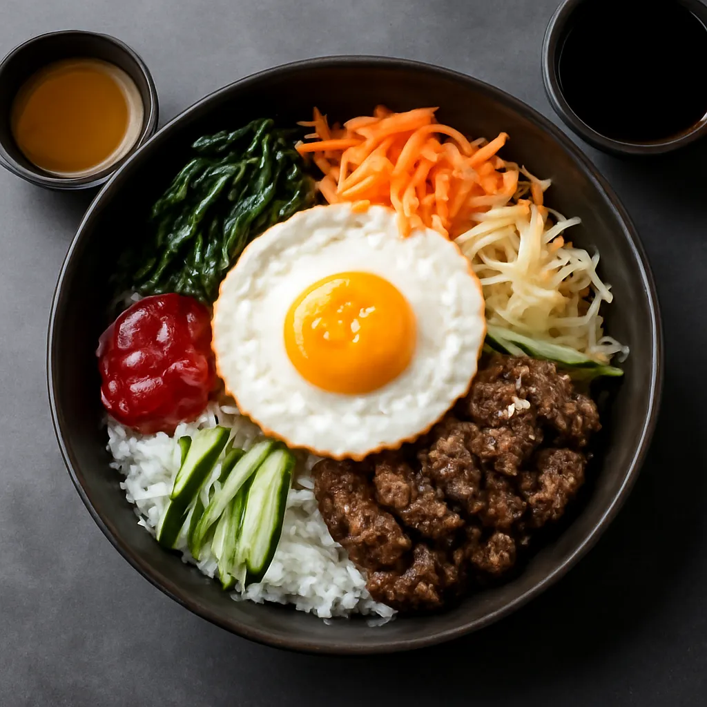 Przepis na: Bibimbap koreański - zdjęcie 1