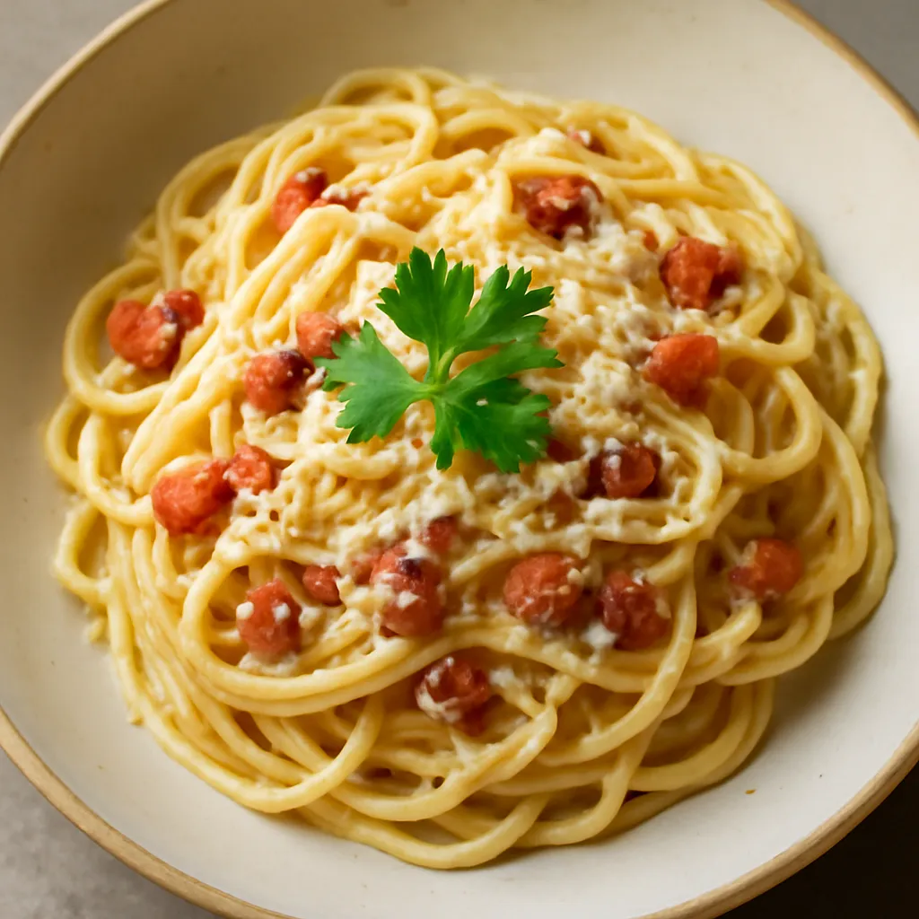 Przepis na: Spaghetti Carbonara - zdjęcie 1