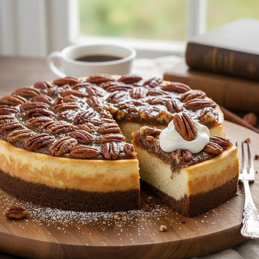Przepis na: Sernik Orzechowy a'la Pecan Pie - zdjęcie 1