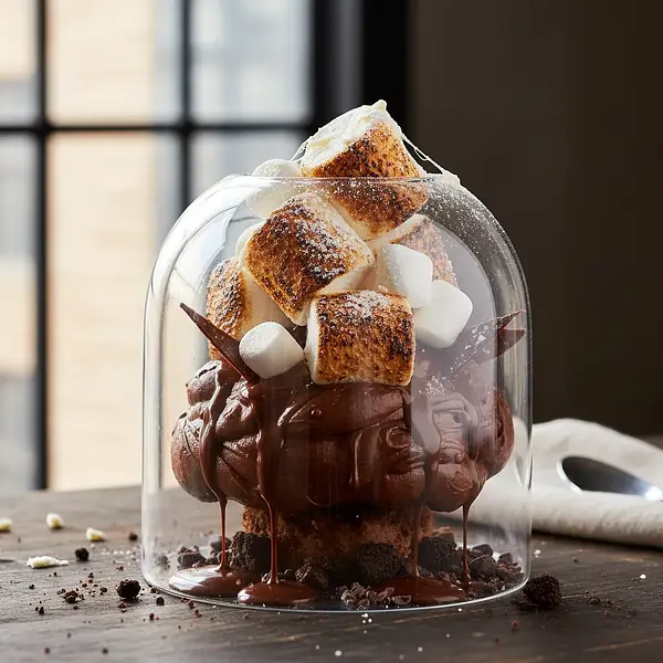 Marshmallow Sky on Chocolate Clouds