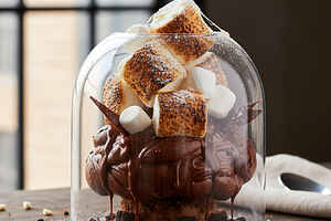 Marshmallow Sky on Chocolate Clouds