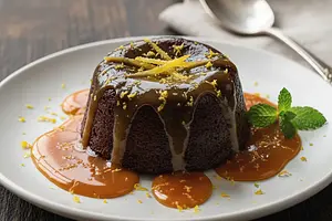 Czekoladowa Fantazja z Kajmakiem i Nutą Cytryny