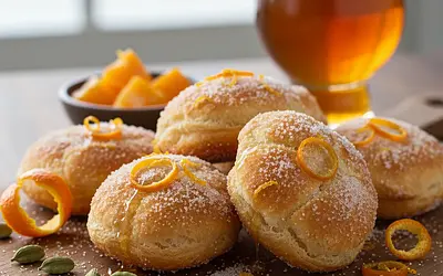 Beer Crust with a Hint of Cardamom and Orange Zest