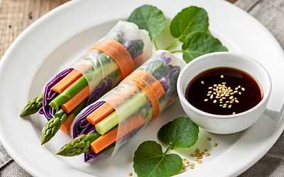 Vegetable spring rolls