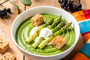 Green Pea Cream for May Day