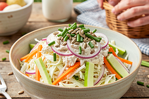 Spring Coleslaw for May Day