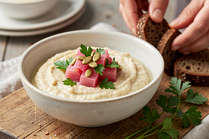 White Bean Pasta with a Spring Twist