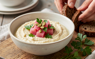 White Bean Pasta with a Spring Twist