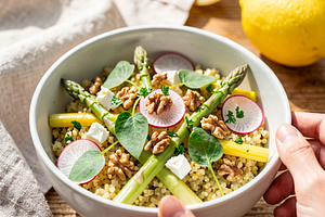 Bulgur with Spring Vegetables
