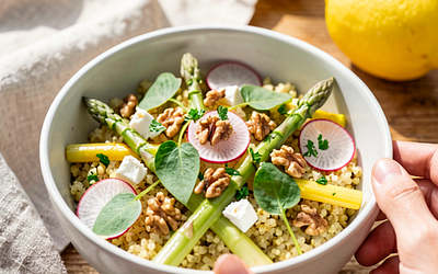 Bulgur with Spring Vegetables