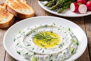 Sos tzatziki (wiosenny twist)
