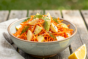 Carrot and Apple Salad for May Day