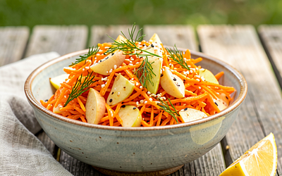 Carrot and Apple Salad for May Day