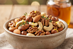 Spiced Roasted Nuts (May Day Snack)